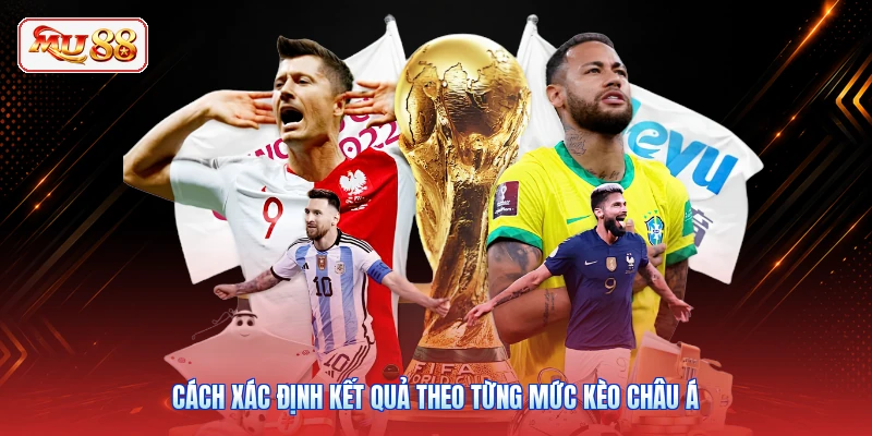 Cách xác định kết quả theo từng mức kèo châu Á